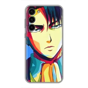 Чехлы Персонажи Аниме Наруто для Samsung Galaxy S23 Plus (AlphaPrint) (Леви Аккерман)