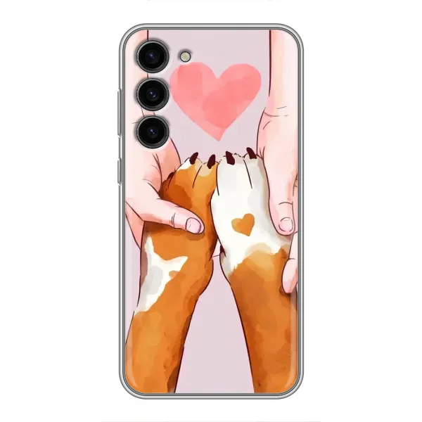 Чехол с принтом «Любовь к собакам» для Samsung Galaxy S23 Plus