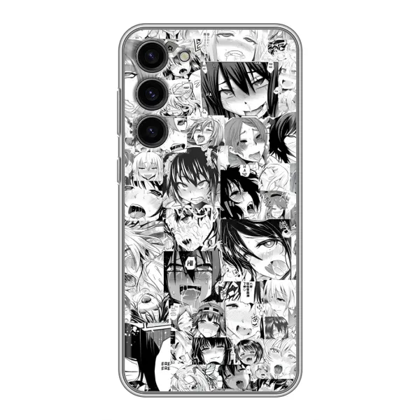 Чехол с принтом «Ahegao manga» для Samsung Galaxy S23 Plus