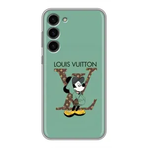 Чехлы Луи Витон для Samsung Galaxy S23 Plus (AlphaPrint - LOUIS VUITTON) (Микки Маус LV)
