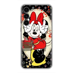 Чехол Disney Mouse Samsung Galaxy S23 Plus (PREMIUMPrint) (Минни peace)