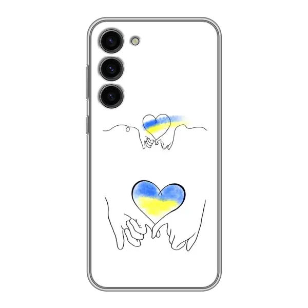 Чехол с принтом «Мир Украине» для Samsung Galaxy S23 Plus