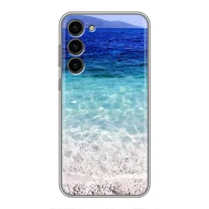 Силиконовый чехол с КАРТИНКАМИ лето для Samsung Galaxy S23 Plus (AlphaPrint) (Море)