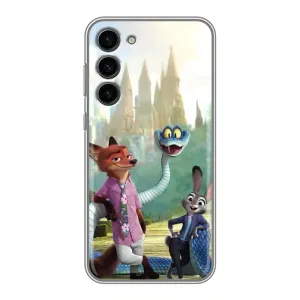 Чехол Зоотрополіс на Samsung Galaxy S23 Plus (Герои мультфильма Зверополис)
