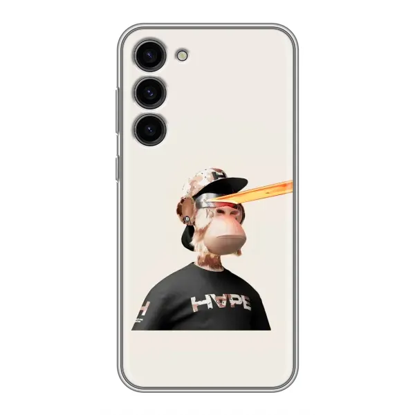 Чехол с принтом «обезьяна NFT в очках» для Samsung Galaxy S23 Plus