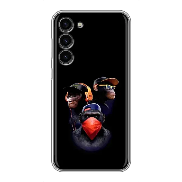 Чохол з принтом «Три мавпи» для Samsung Galaxy S23 Plus