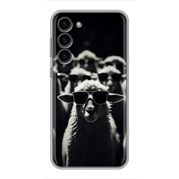 Чехол с принтом «Овечка в очках» для Samsung Galaxy S23 Plus Чехол с принтом «Овечка в очках» для Samsung Galaxy S23 Plus