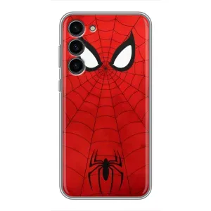 Чехол с человеком пауком для Samsung Galaxy S23 Plus - (AlphaPrint) (Паук (Марвел))
