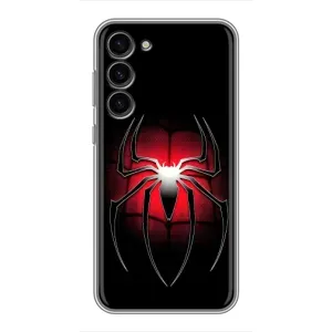Чехол с человеком пауком для Samsung Galaxy S23 Plus - (AlphaPrint) (Паук марвел)