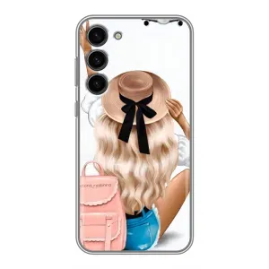 Чехол с печатью для Samsung Galaxy S23 Plus - (Мода) (AlphaPrint) (Путешествие)