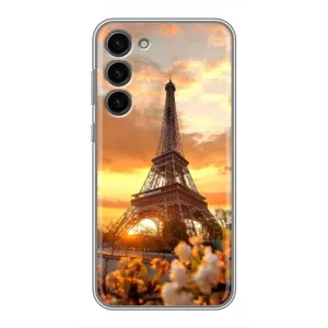 Чехол Эйфелева Башня для Samsung Galaxy S23 Plus - (AlphaPrint) (Солнечная башня)