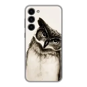 Чехол с птицами на Samsung Galaxy S23 Plus (VPrint) (Сова)