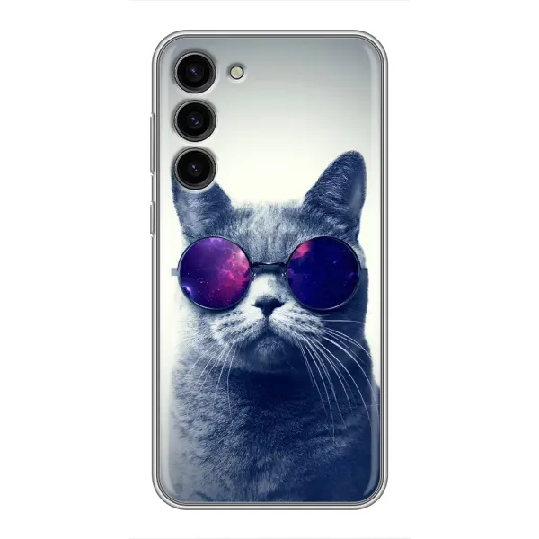 Чехол с принтом «Стильный кот» для Samsung Galaxy S23 Plus Чехол с принтом «Стильный кот» для Samsung Galaxy S23 Plus