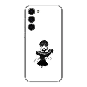 Чехлы Венсдей на Samsung Galaxy S23 Plus Уэнсдей (AlphaPrint) (танец Уэнздей)