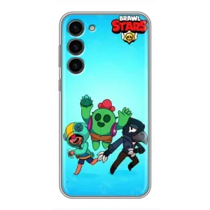 Чехлы Brawl Stars для Samsung Galaxy S23 Plus (AlphaPrint) (Трио героев)