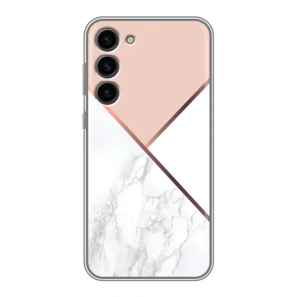 Чехол с принтом «Тройной мрамор» для Samsung Galaxy S23 Plus