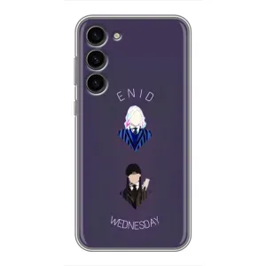 Чехлы Венсдей на Samsung Galaxy S23 Plus Уэнсдей (AlphaPrint) (Уэнздей и подруга)
