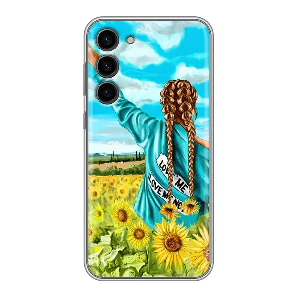 Чехол с принтом «Украиночка» для Samsung Galaxy S23 Plus