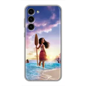 Чехол с принтом «Моана с веслом» для Samsung Galaxy S23 Plus