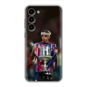 Чохол з футболістом Ламін Ямаль Samsung Galaxy S23 Plus (Ямаль з кубком)