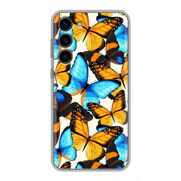 Чехол с принтом «Яркие бабочки» для Samsung Galaxy S23 Plus