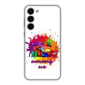 Чехол Амонг Ас для Samsung Galaxy S23 Plus (AlphaPrint) (Яркий АмонгАс)