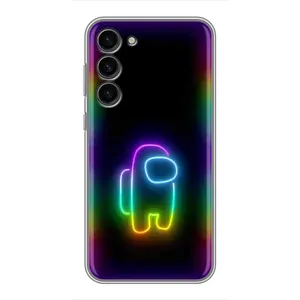 Чехол Амонг Ас для Samsung Galaxy S23 Plus (AlphaPrint) (Яркий скин)