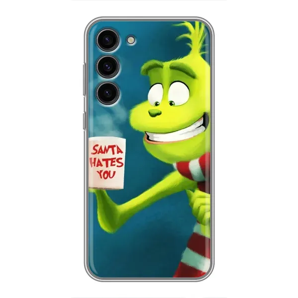 Чехол с принтом «Зеленый Гринч» для Samsung Galaxy S23 Plus