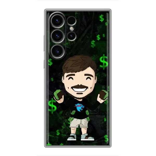 Чохол з принтом «Блогер Beast» для Samsung Galaxy S23 Ultra