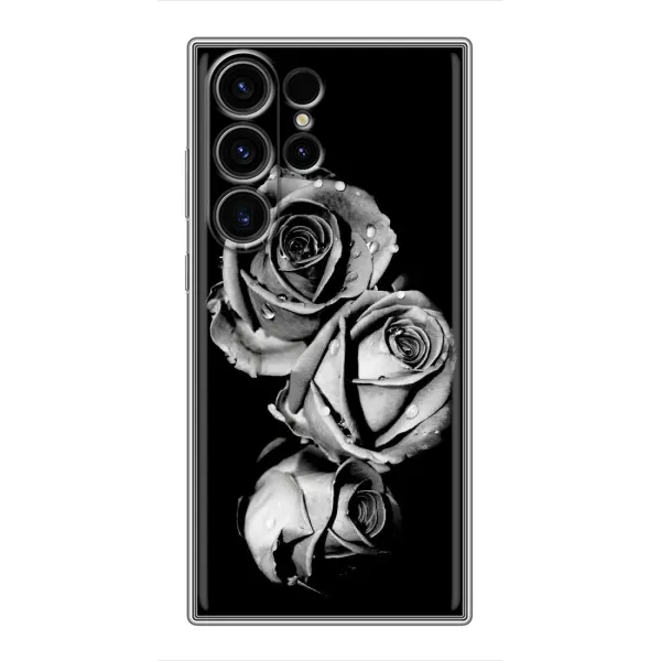 Чохол з принтом «Чорна троянда» для Samsung Galaxy S23 Ultra Чохол з принтом «Чорна троянда» для Samsung Galaxy S23 Ultra