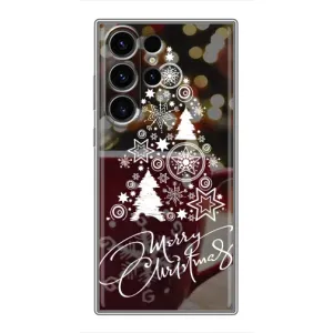 Рождественские Чехлы для Samsung Galaxy S23 Ultra (VPrint) (Елочка узорная)