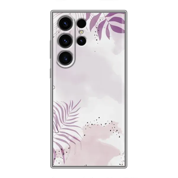 Чехол с принтом «Фиолетовые листья» для Samsung Galaxy S23 Ultra Чехол с принтом «Фиолетовые листья» для Samsung Galaxy S23 Ultra