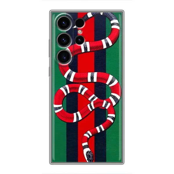 Чехол с принтом «Gucci змия» для Samsung Galaxy S23 Ultra Чехол с принтом «Gucci змия» для Samsung Galaxy S23 Ultra