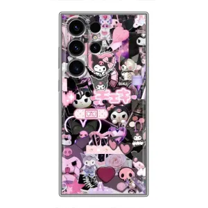 Чехол с кроликом Куроми на Samsung Galaxy S23 Ultra (Коллаж Куроми)