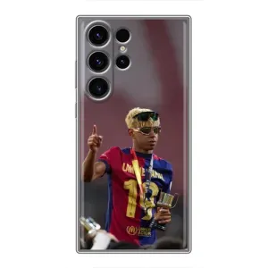 Чехол с футболистом Ламин Ямаль Samsung Galaxy S23 Ultra (Lamine Yamal)