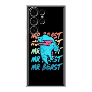 Чехлы Мистер Бист для Самсунг С23 Ультра (logo Mr beast)