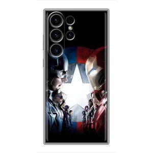 Чехол с принтом «Марвел стайл» для Samsung Galaxy S23 Ultra