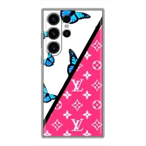 Брендновые Чехлы для Samsung Galaxy S23 Ultra - (PREMIUMPrint) (Мода LV)