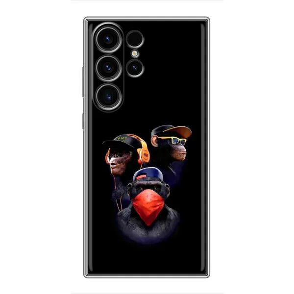 Чехол с принтом «Три обезьяны» для Samsung Galaxy S23 Ultra Чехол с принтом «Три обезьяны» для Samsung Galaxy S23 Ultra