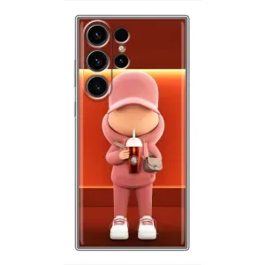 Крутые Чехлы Луи Виттон для Samsung Galaxy S23 Ultra (AlphaPrint) (С Кофе)