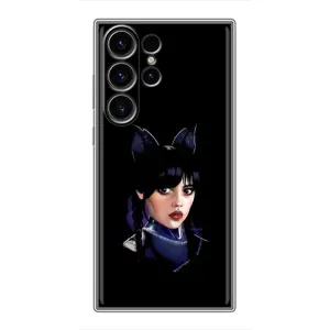 Чохли Венсдей на Samsung Galaxy S23 Ultra Уенсдей (AlphaPrint) (серйозна Венздей)