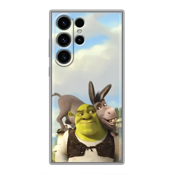Чохол з принтом «Шрек та Осел» для Samsung Galaxy S23 Ultra Чохол з принтом «Шрек та Осел» для Samsung Galaxy S23 Ultra