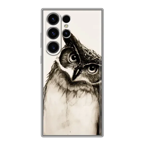 Чехол с принтом «Сова» для Samsung Galaxy S23 Ultra Чехол с принтом «Сова» для Samsung Galaxy S23 Ultra