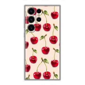Чохли з фруктами для Samsung Galaxy S23 Ultra (VPrint) (Черешня)