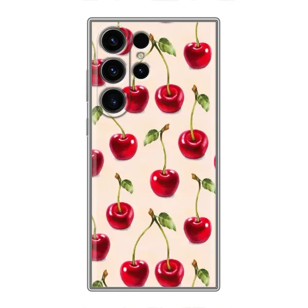 Чехол с принтом «Вишня» для Samsung Galaxy S23 Ultra