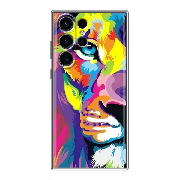 Чохол з принтом «Яскравий Лев» для Samsung Galaxy S23 Ultra