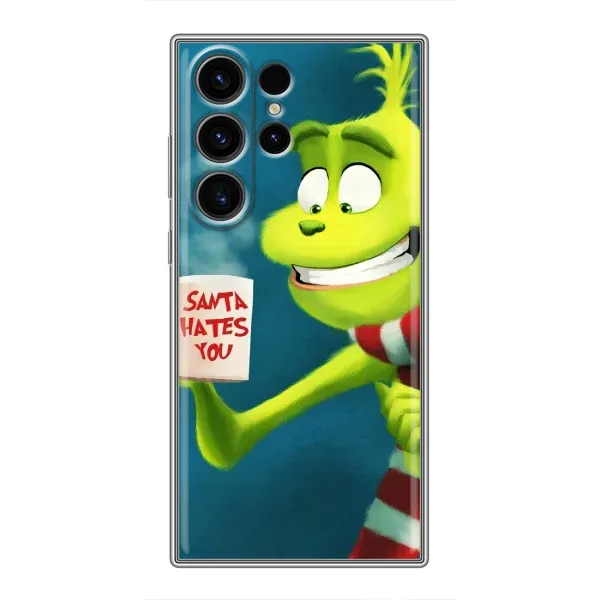 Чехол с принтом «Зеленый Гринч» для Samsung Galaxy S23 Ultra Чехол с принтом «Зеленый Гринч» для Samsung Galaxy S23 Ultra