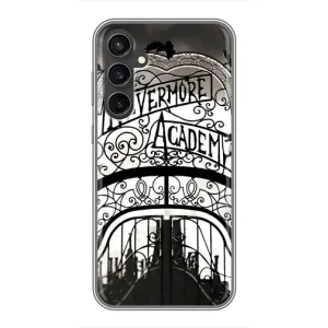 Чехол с дизайном Венздей 2 на Samsung Galaxy S23 (Ворота Академии Невермор)