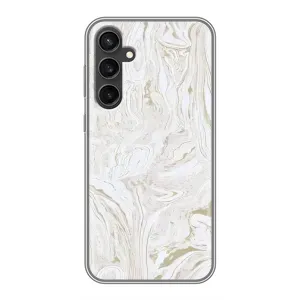 Мраморный чехол на Samsung Galaxy S23 (VPrint) (Белый мрамор)