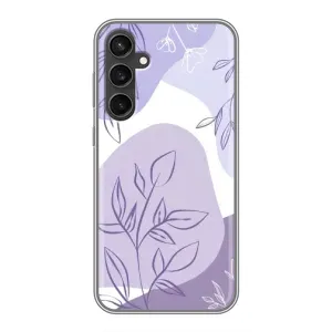 Чохол з принтом «Фіолетове листя абстракція» для Samsung Galaxy S23